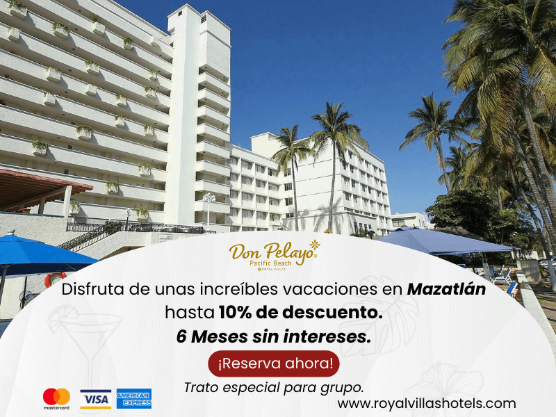 Reserva hasta 6 meses sin intereses en Don Pelayo Pacific Beach